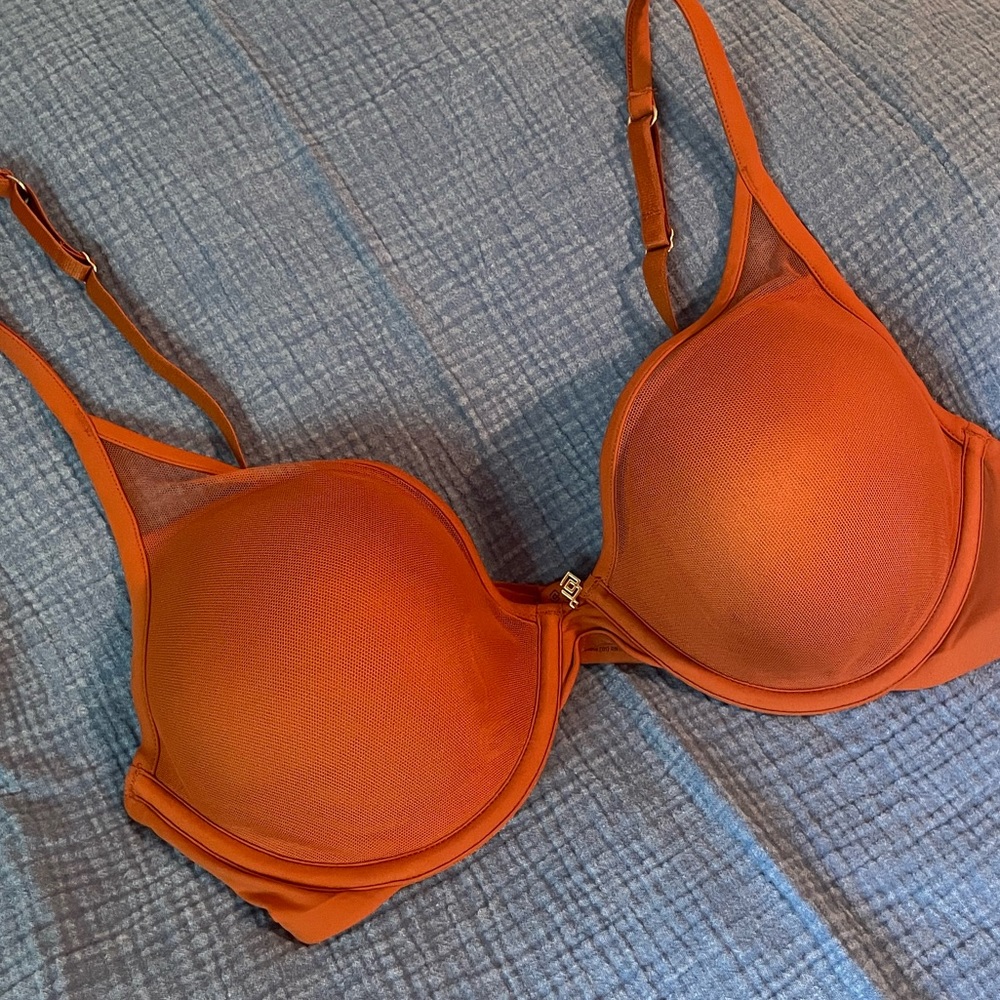 Thirdlove Classic Contour Plunge Bra 34C 1/2 rust